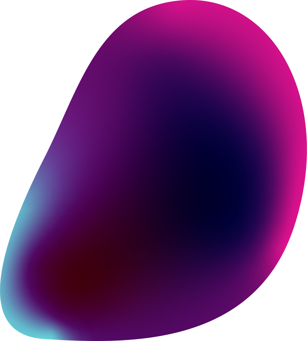 Violet Metallic Blob